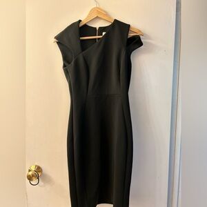 CALVIN KLIEN DRESS elevated little black dress.